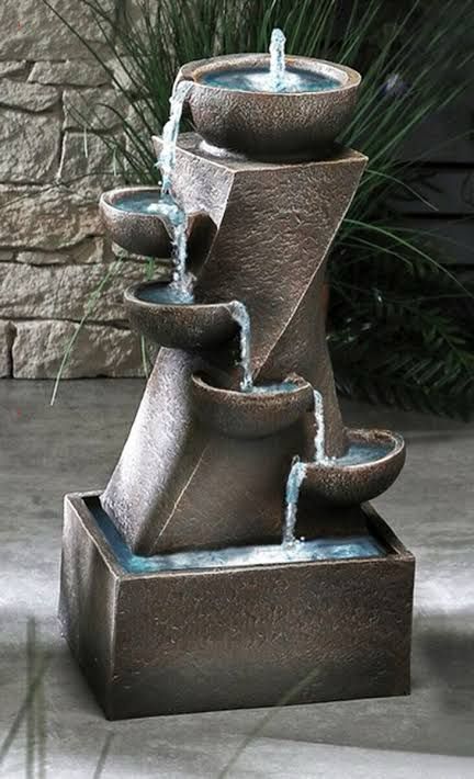 5 Tire FRP Fountain 